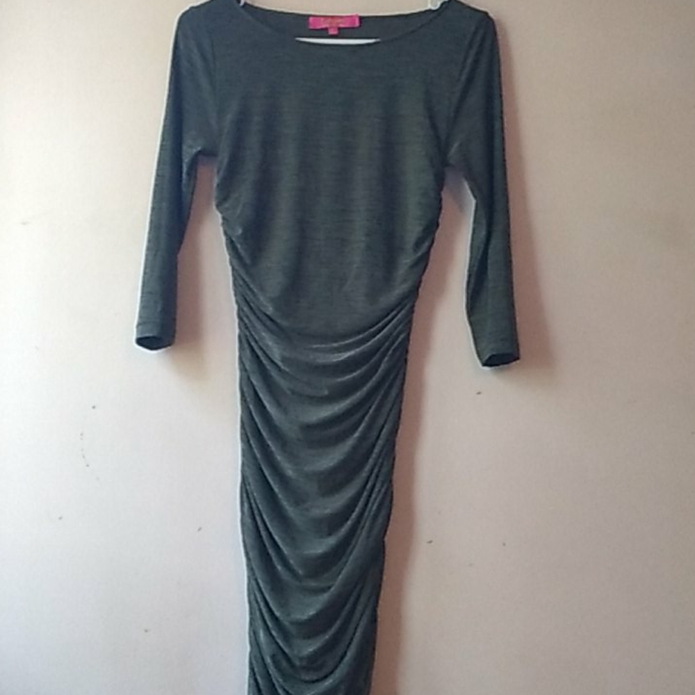 Catherine Malandrino olive dress xs